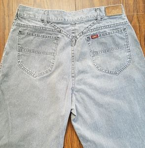 Vintage Lee 34Wx 32L gray jeans made in USA